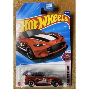 2025 Hot Wheels #80 15 Mazda MX-5 Miata RED